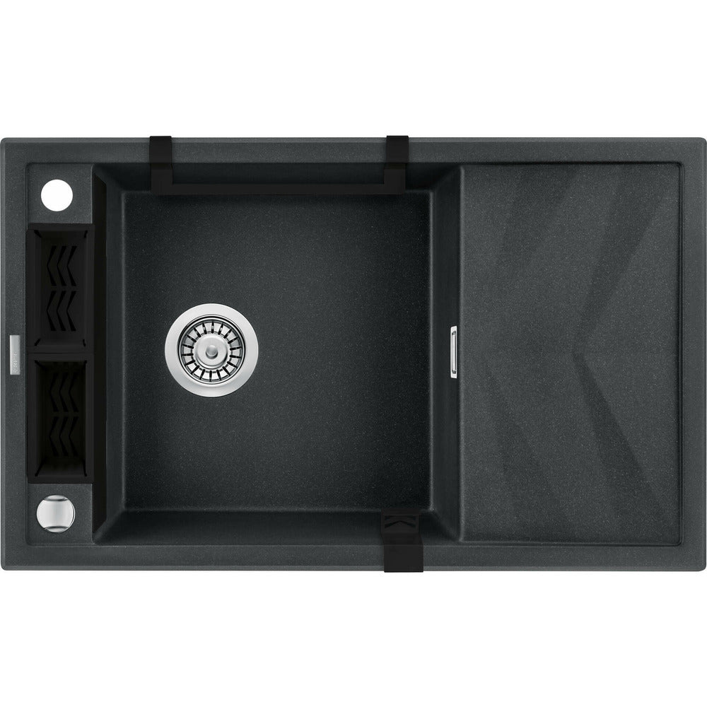 Гранитна мивка Deante Magnetic 50x82 см графит