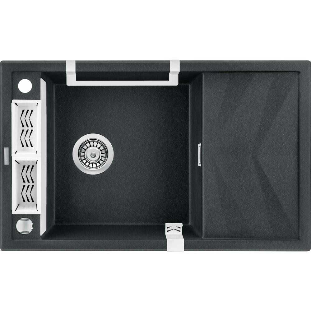 Гранитна мивка Deante Magnetic 50x82 см графит