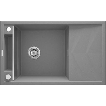 Deante Magnetic Granite Sink 50x82 cm Grey