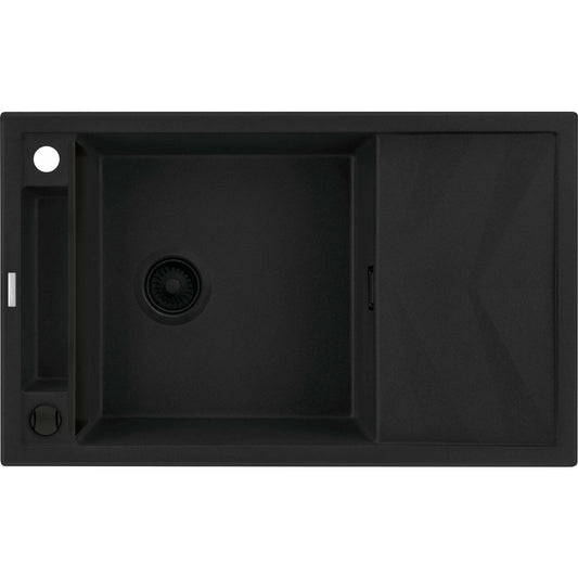 Deante Magnetic Granite Sink 50x82 cm Black