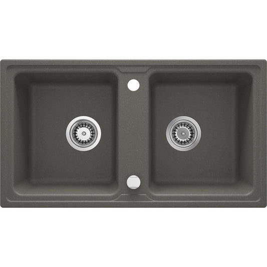 Deante Zorba Granite Sink 43.5x78 cm Anthracite