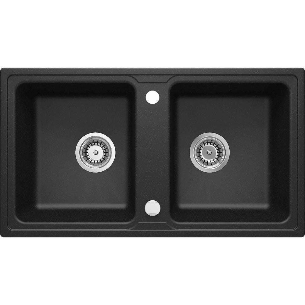 Deante Zorba Granite Sink 43.5x78 cm Metallic Graphite