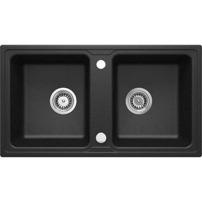 Deante Zorba Granite Sink 43.5x78 cm Metallic Graphite