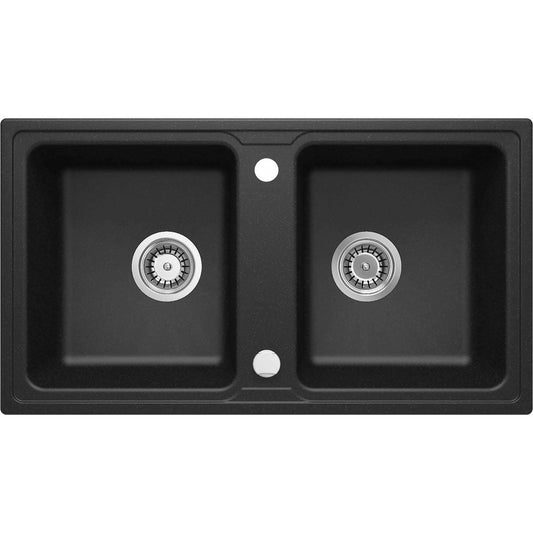 Deante Zorba Granite Sink 43.5x78 cm Metallic Graphite