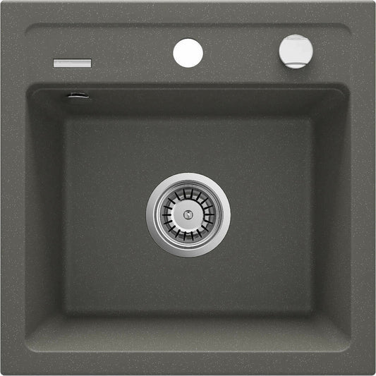 Deante Zorba Granite Sink 44x44 cm Anthracite