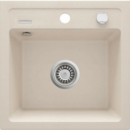 Deante Zorba Granite Sink 44x44 cm Beige