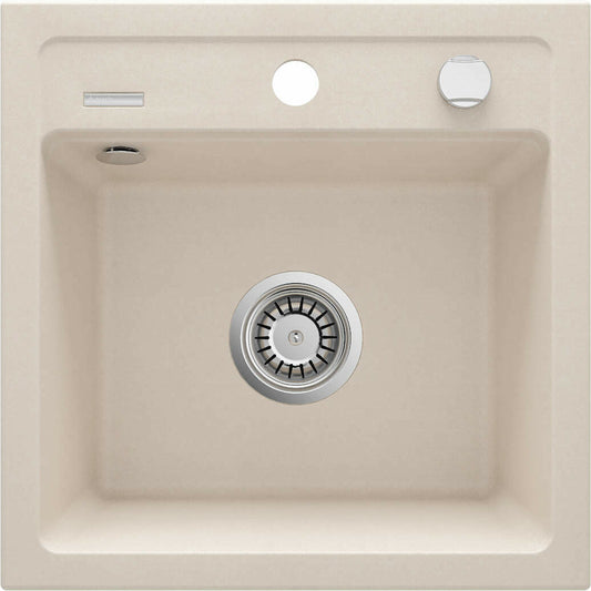 Deante Zorba Granite Sink 44x44 cm Beige