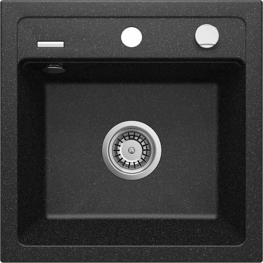Deante Zorba Granite Sink 44x44 cm Graphite