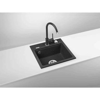Deante Zorba Granite Sink 44x44 cm Graphite
