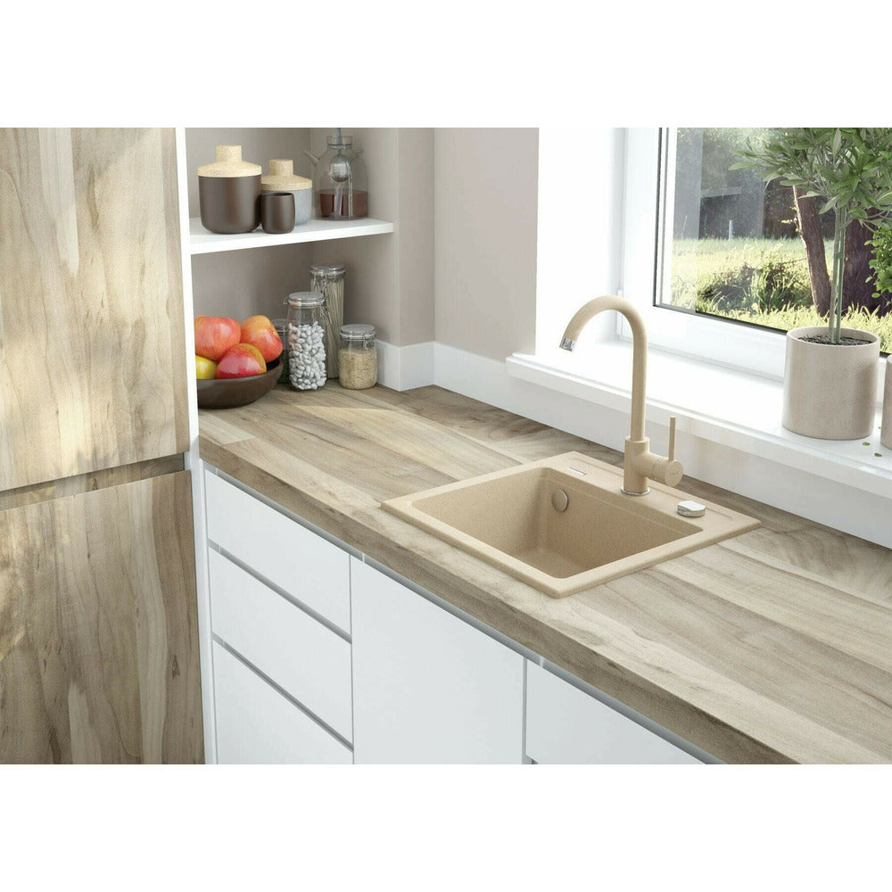 Deante Zorba Granite Sink 44x44 cm Sand