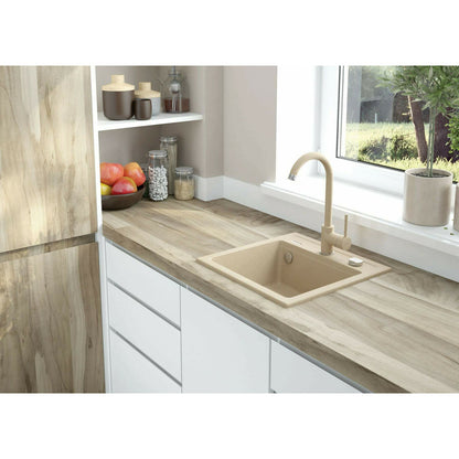 Deante Zorba Granite Sink 44x44 cm Sand