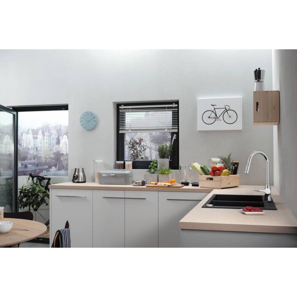 Hansgrohe S51 SilicaTec Composite Sink Black Graphite 88x51 cm