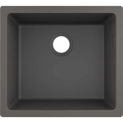 Hansgrohe S51 SilicaTec Composite Sink Grey Stone 50x45 cm