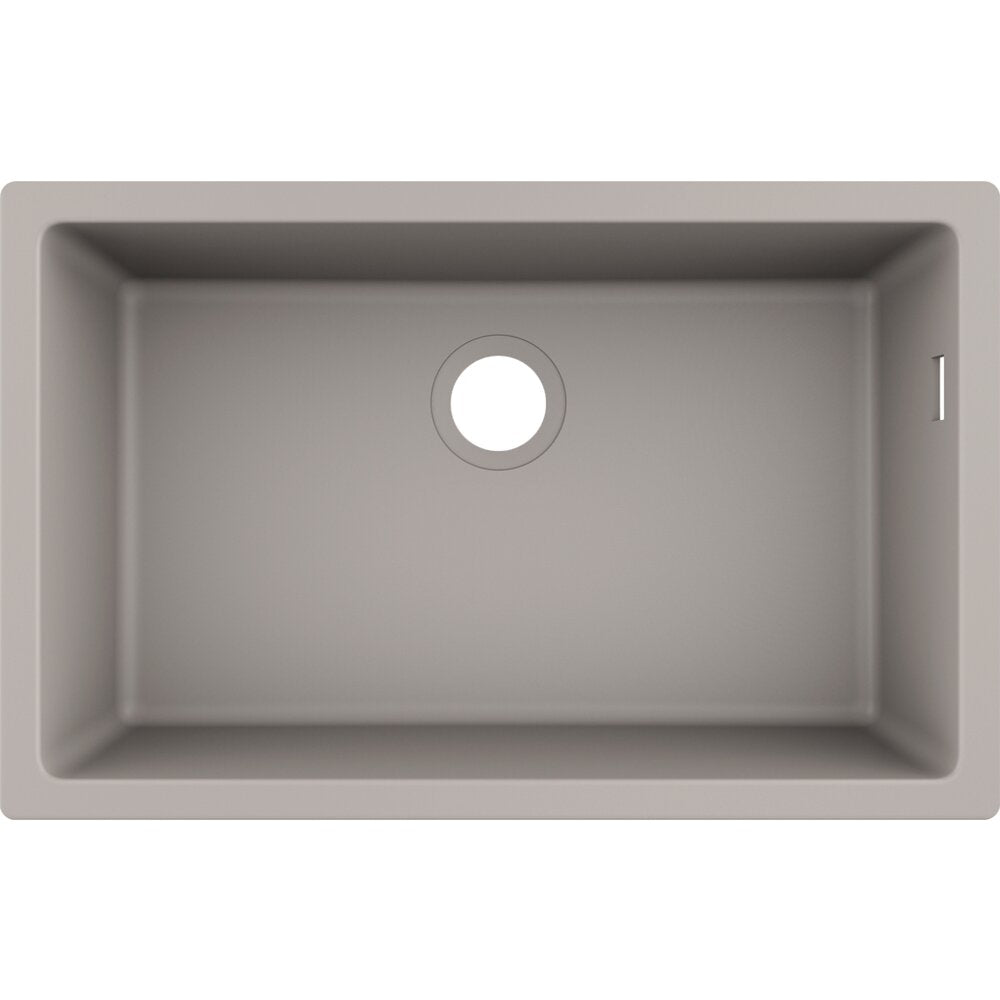 Hansgrohe S51 SilicaTec Concrete Grey Composite Sink 71x45 cm