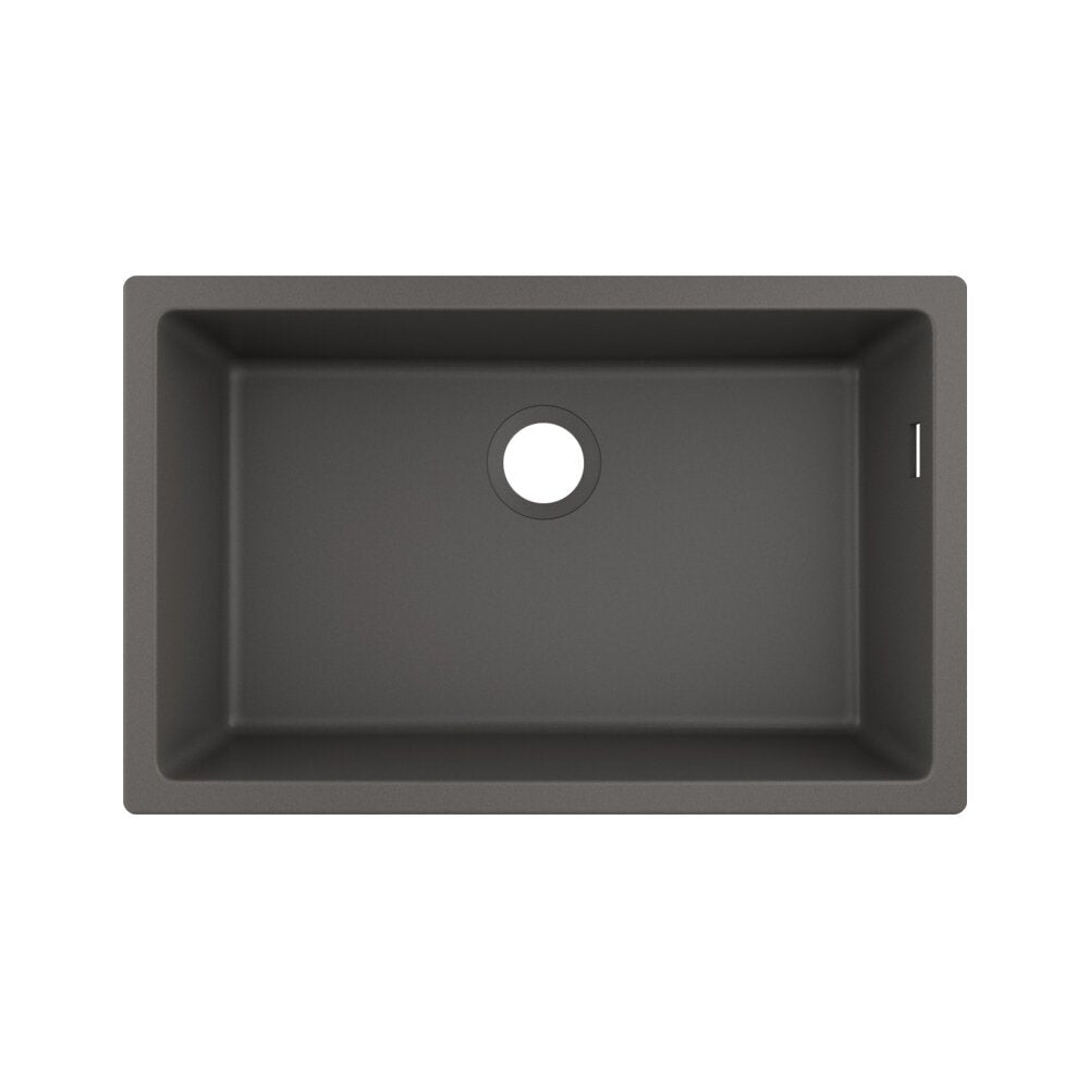 Композитна мивка Hansgrohe S51 SilicaTec сив камък 71x45 см