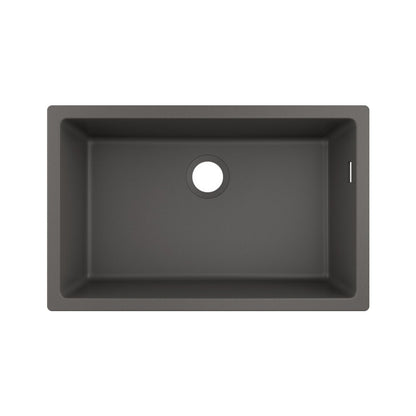 Композитна мивка Hansgrohe S51 SilicaTec сив камък 71x45 см