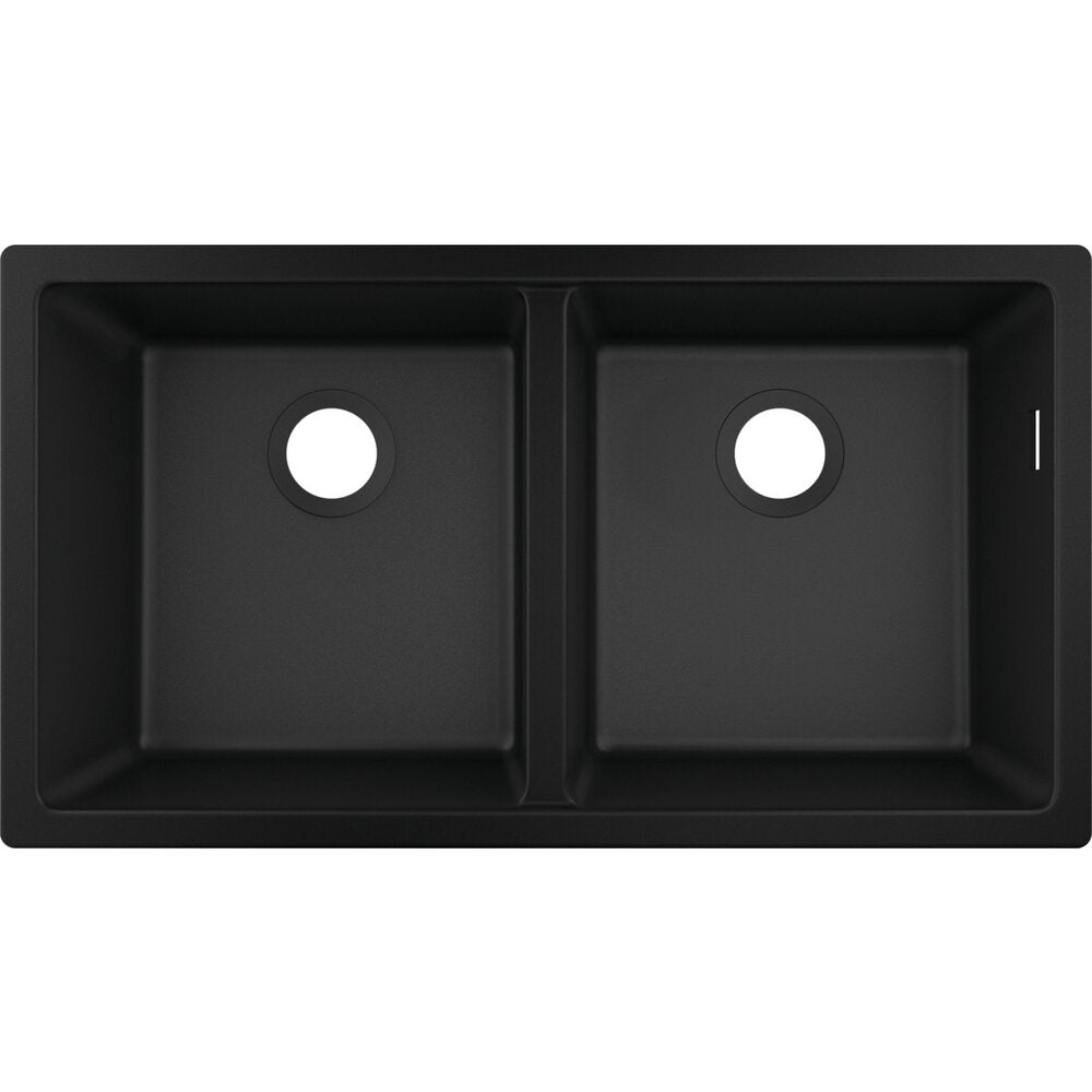 Hansgrohe S51 SilicaTec Composite Sink in Hard Graphite 82x45 cm