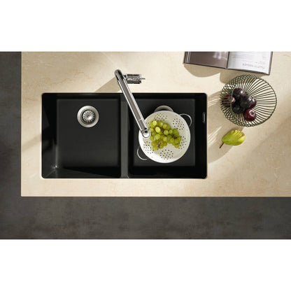 Hansgrohe S51 SilicaTec Composite Sink in Hard Graphite 82x45 cm