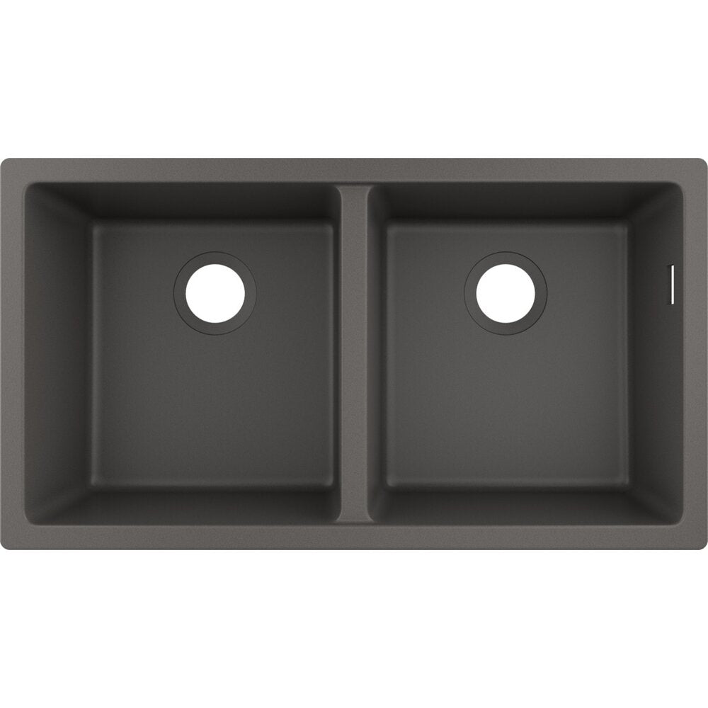 Чаша за мивка Hansgrohe S51 SilicaTec сив камък 82x45 см