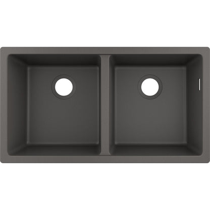 Чаша за мивка Hansgrohe S51 SilicaTec сив камък 82x45 см