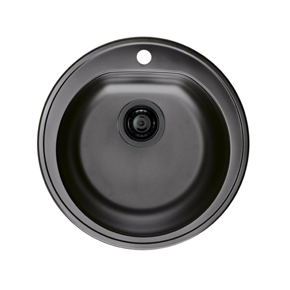 Alveus Form 30 Stainless Steel Sink Anthracite Finish 51 cm