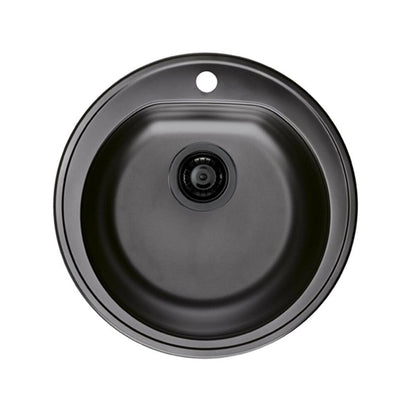 Alveus Form 30 Stainless Steel Sink Anthracite Finish 51 cm