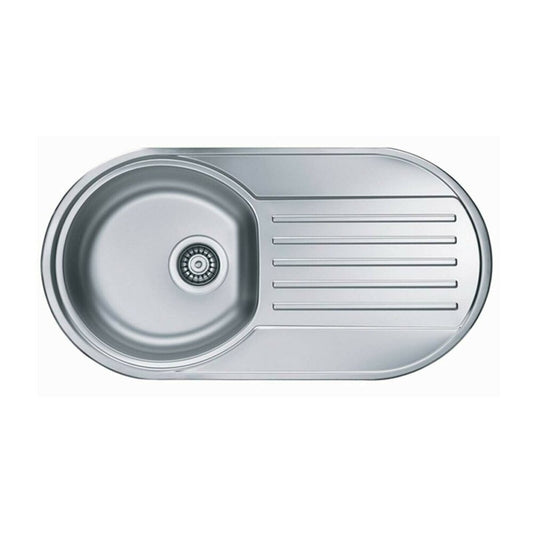 Alveus Form 40 Satin Stainless Steel Sink 84x44 cm Left