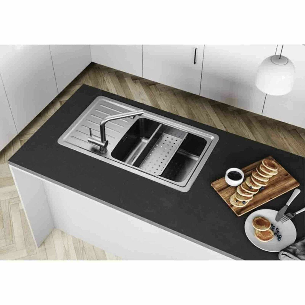 Alveus Galeo 30 Satin Stainless Steel Sink 86x50 cm