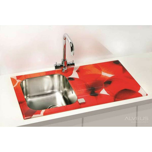 Alveus Glassix 10 Stainless Steel Sink Custom Finish 86x50 cm
