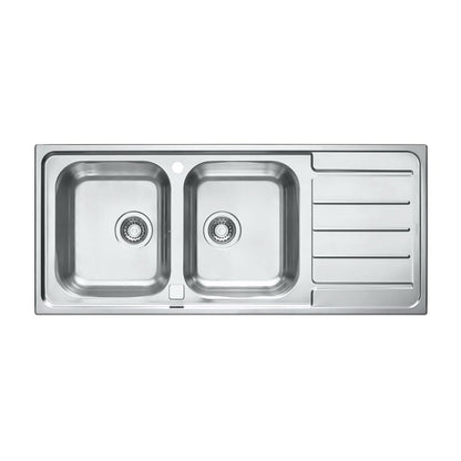 Иноксова мивка Alveus Line Maxim 100 Satin 116x50 см
