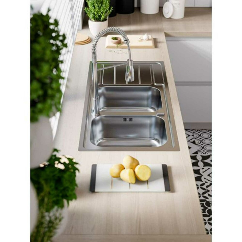Иноксова мивка Alveus Line Maxim 100 Satin 116x50 см