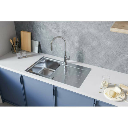 Alveus Line Maxim 20 Satin Stainless Steel Sink 86x50 cm