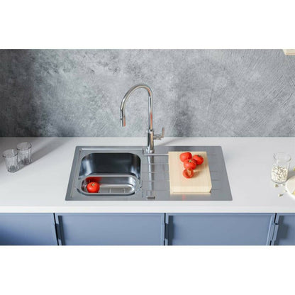 Alveus Line Maxim 20 Satin Stainless Steel Sink 86x50 cm