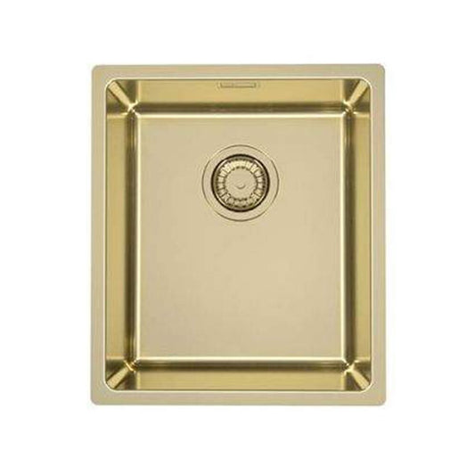 Alveus Monarch Kombino 20 Stainless Steel Sink Gold Finish 38x40 cm