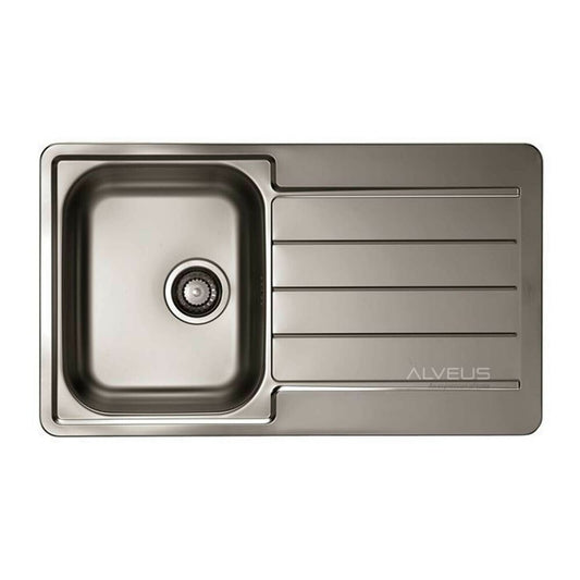 Alveus Monarch Line 20 Stainless Steel Sink Anthracite Finish 86x50 cm