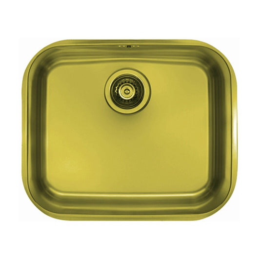 Alveus Monarch Variant 10 Stainless Steel Sink Gold Finish 48x40 cm