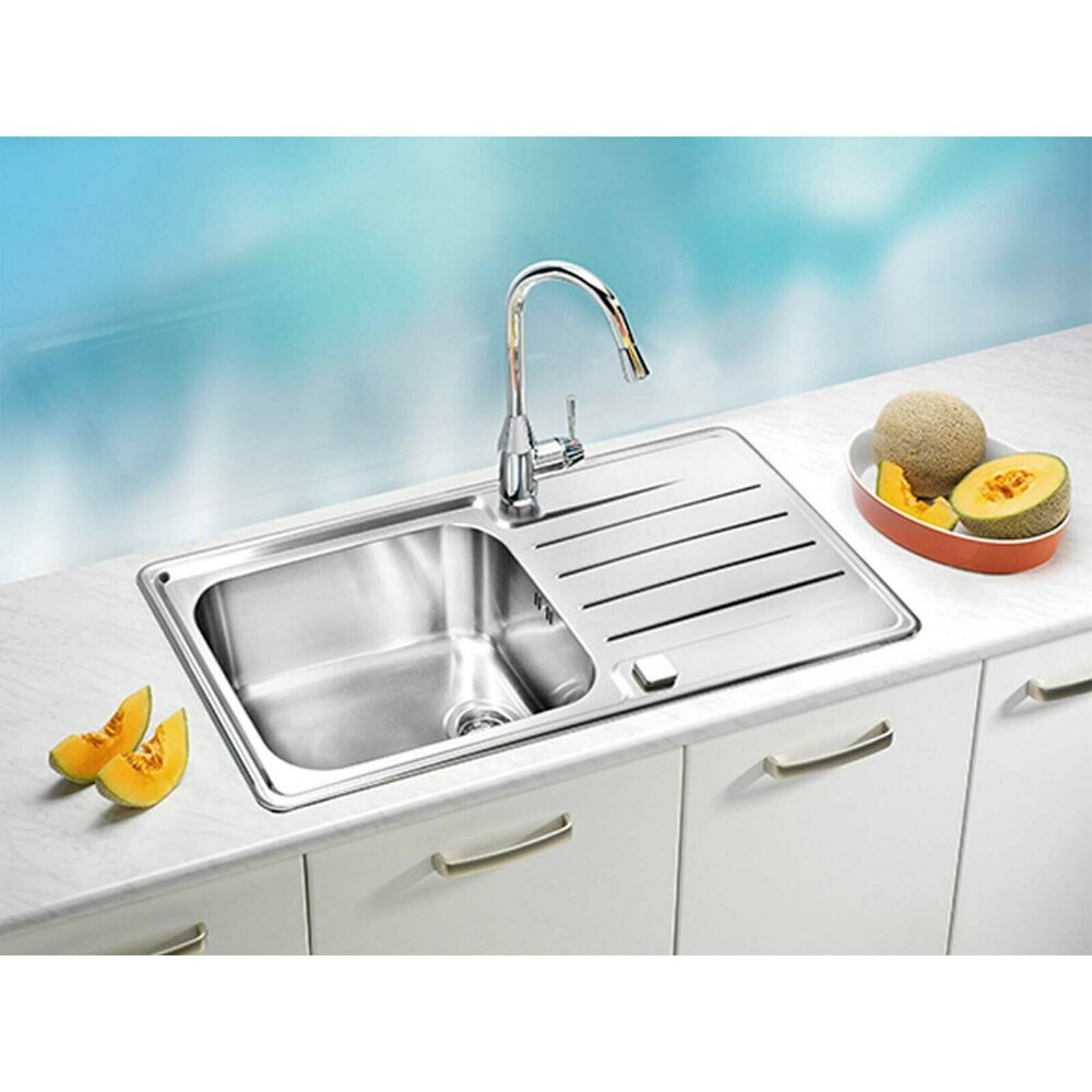 Мивка инокс Alveus Praktik 100 Satin 98x50 см амбиент