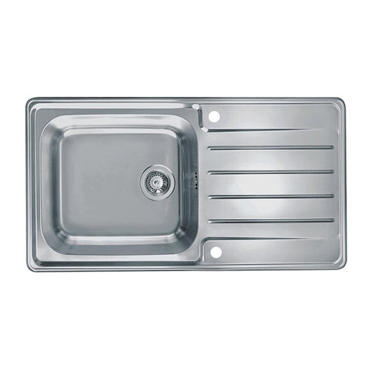 Alveus Praktik 100 Satin Stainless Steel Sink 98x50 cm
