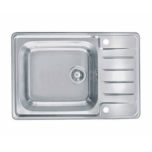 Alveus Praktik 120 Satin Stainless Steel Sink 79x50 cm