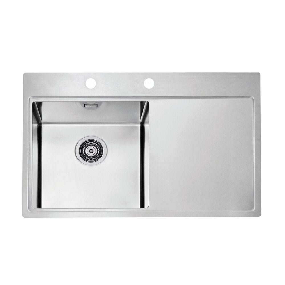 Alveus Pure 40 Left Stainless Steel Sink 79x53 cm
