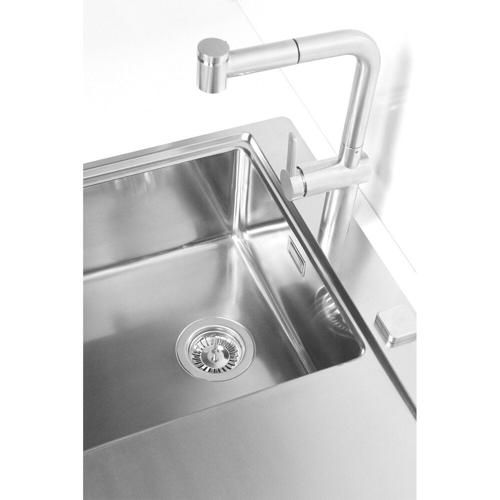 Alveus Pure 40 Left Stainless Steel Sink 79x53 cm