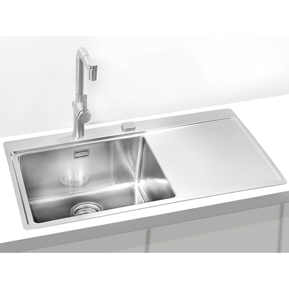Alveus Pure 50 Left Stainless Steel Sink 86x53 cm