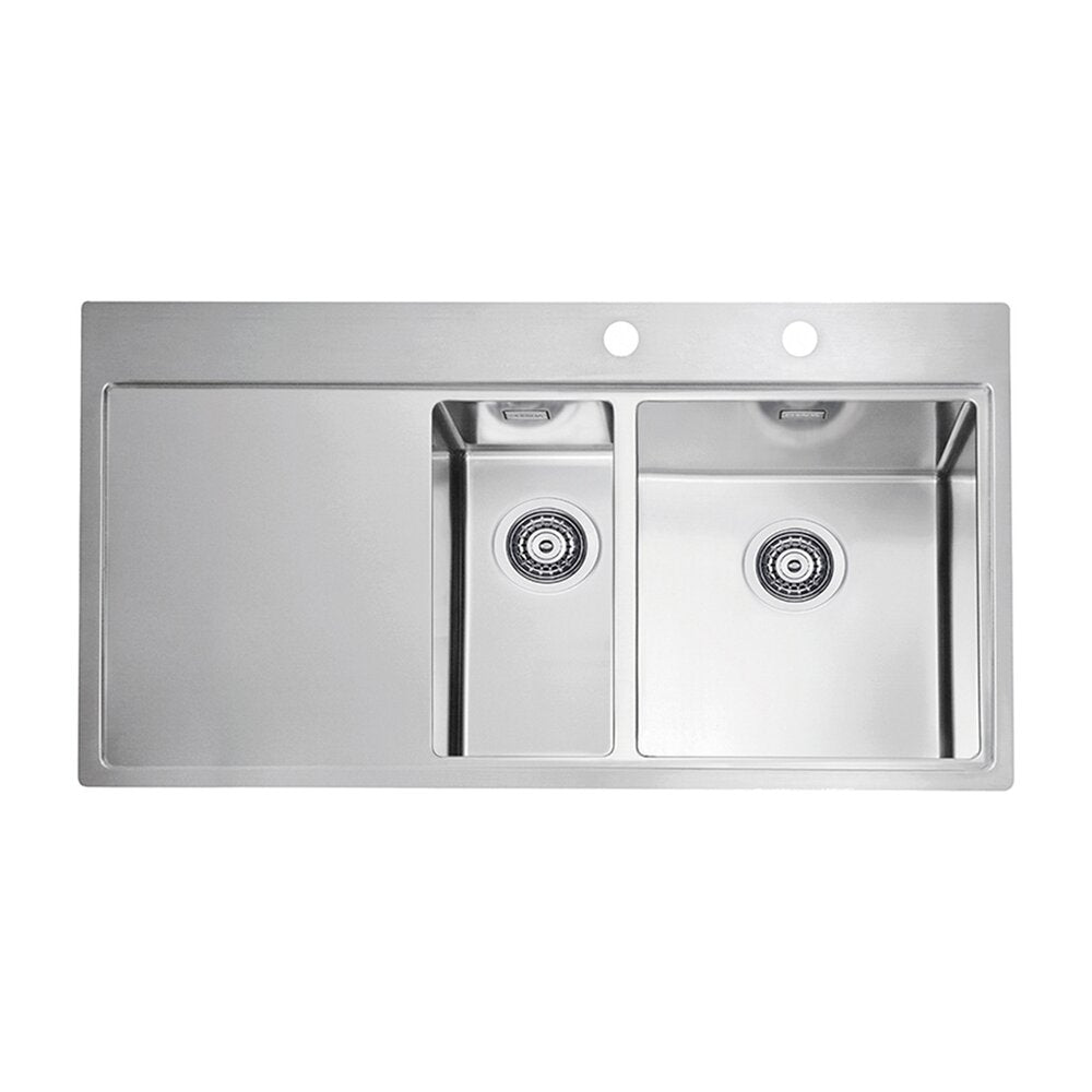 Alveus Pure 60 Right Stainless Steel Sink 98x53 cm