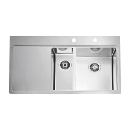 Alveus Pure 60 Right Stainless Steel Sink 98x53 cm