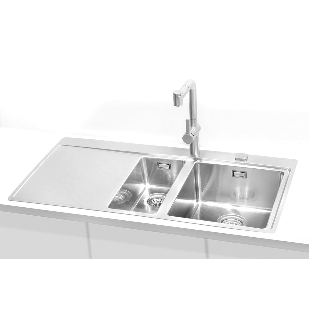Alveus Pure 60 Right Stainless Steel Sink 98x53 cm