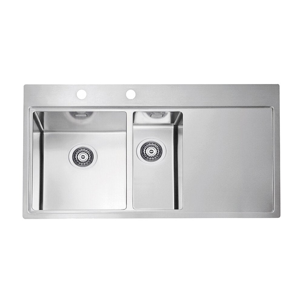 Alveus Pure 60 Left Stainless Steel Sink 98x53 cm