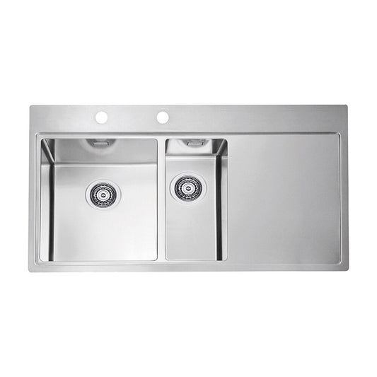 Alveus Pure 60 Left Stainless Steel Sink 98x53 cm