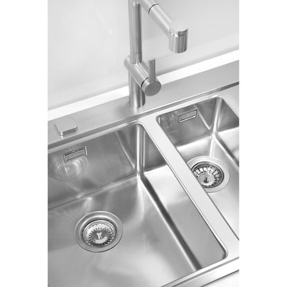 Alveus Pure 60 Left Stainless Steel Sink 98x53 cm