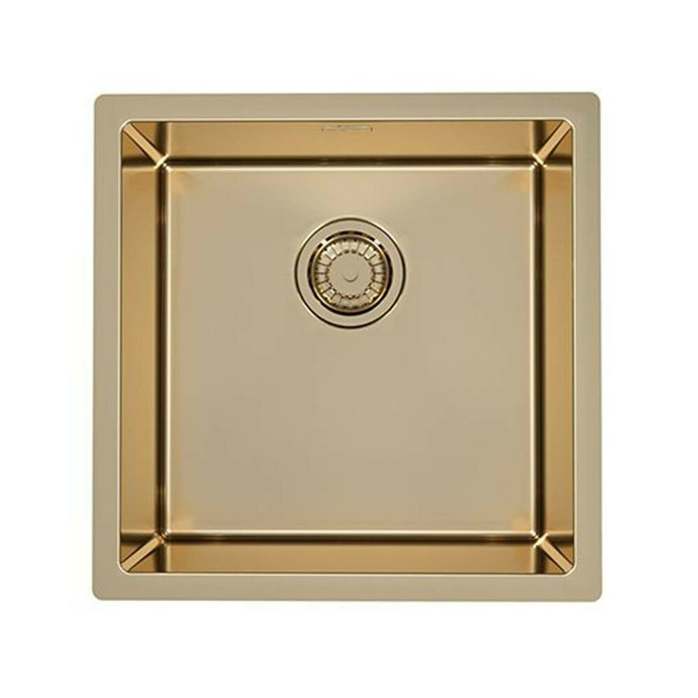 Alveus Quadrix 30 Stainless Steel Sink Bronze Finish 45x45 cm