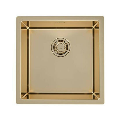 Alveus Quadrix 30 Stainless Steel Sink Bronze Finish 45x45 cm
